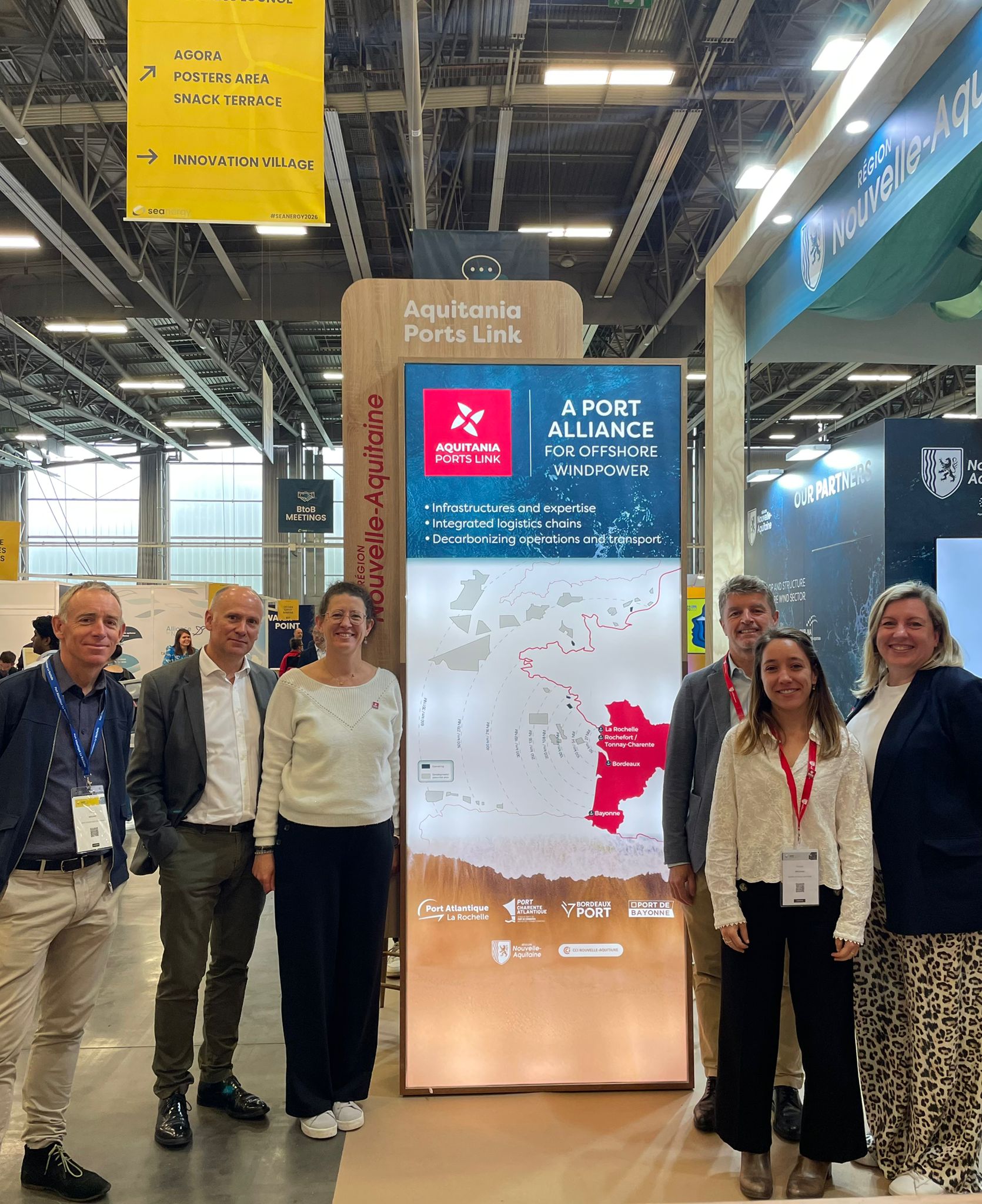 Port commerce Rochefort Tonnay-Charente Seanergy Aquitania Ports Link EMR éolien logistique portuaire