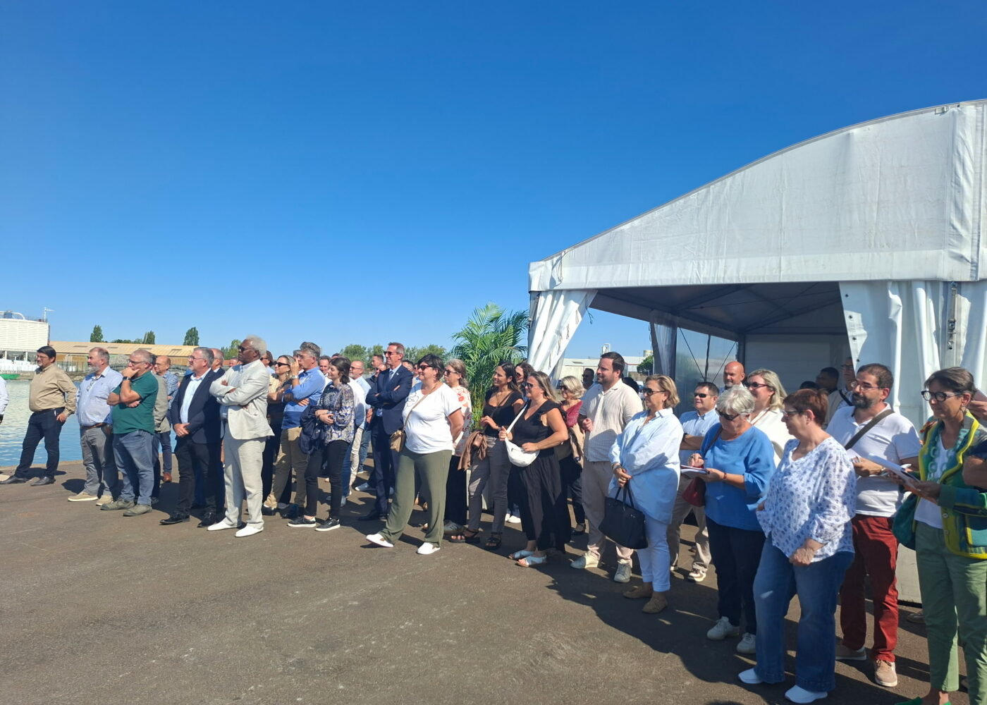 PORT CHARENTE ATLANTIQUE ROCHEFORT INAUGURATION TRAVAUX