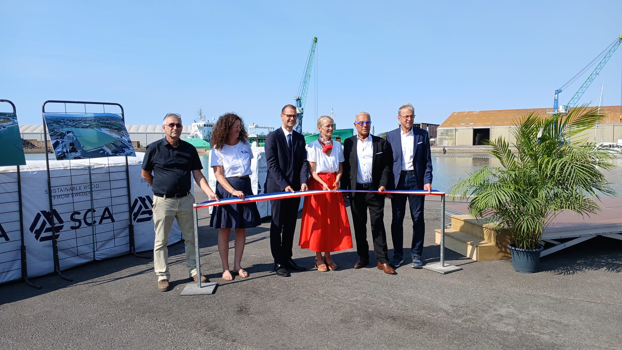 PORT CHARENTE ATLANTIQUE ROCHEFORT TRAVAUX INAUGURATION